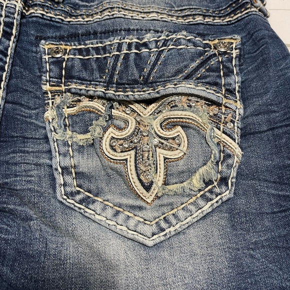 ROCK REVIVAL EASY RISE ANKLE SKINNY DARCEY JEANS - Picture 6 of 8